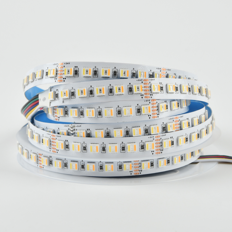RGBCCT pametna LED traka pet u jednom, niskonaponska 12V/24V, unutarnje atmosfersko osvjetljenje, rolna 5 m