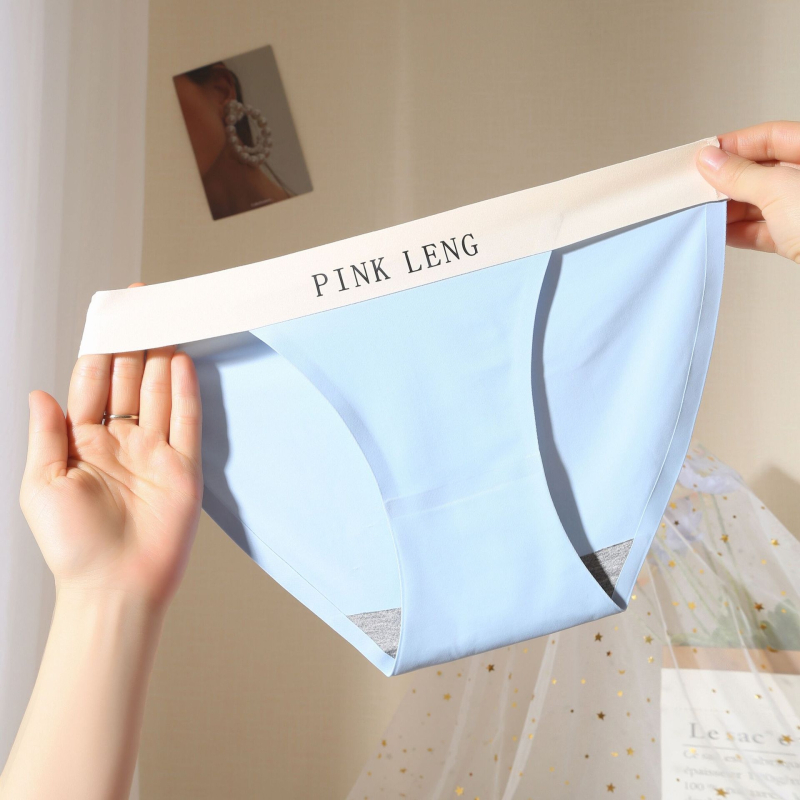 Ženske gaćice Ice Silk, bezšivne, seksi niski struk, visok šlic, pamuk podstava, ljetne tanke