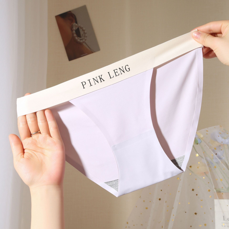 Ženske gaćice Ice Silk, bezšivne, seksi niski struk, visok šlic, pamuk podstava, ljetne tanke