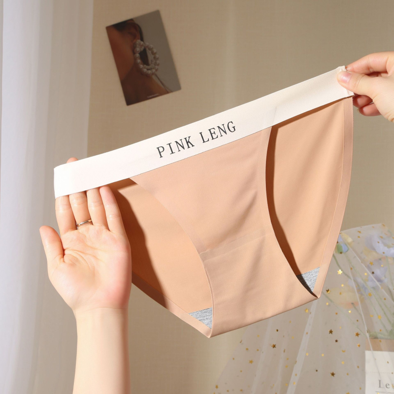 Ženske gaćice Ice Silk, bezšivne, seksi niski struk, visok šlic, pamuk podstava, ljetne tanke