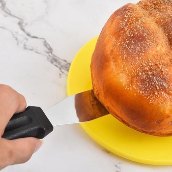 Ανοξείδωτη σπάτουλα διπλής κεφαλής για λείανση και αποδέσμευση κέικ, σπάτουλα κρέμας και εξοπλισμός ψησίματος