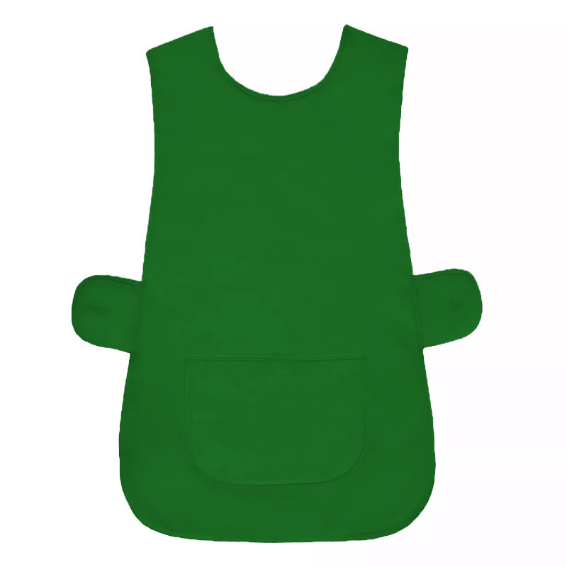Pregača bez rukava od poliestera, stil veste, za kućnu kuhinju, skriveni gumbi, moderan minimalistički dizajn, jedna veličina, boje: crvena, plava, crna, siva, prilagodba logotipa