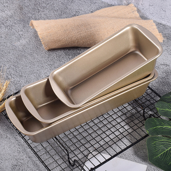 Beike Neprijanjajuća forma za pečenje trake torta i kruha, 30 cm, za pećnicu, zlatna, od karbonske čelika