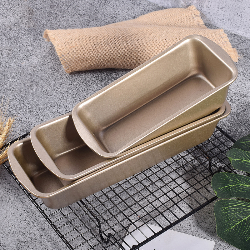 Beike Neprijanjajuća forma za pečenje trake torta i kruha, 30 cm, za pećnicu, zlatna, od karbonske čelika