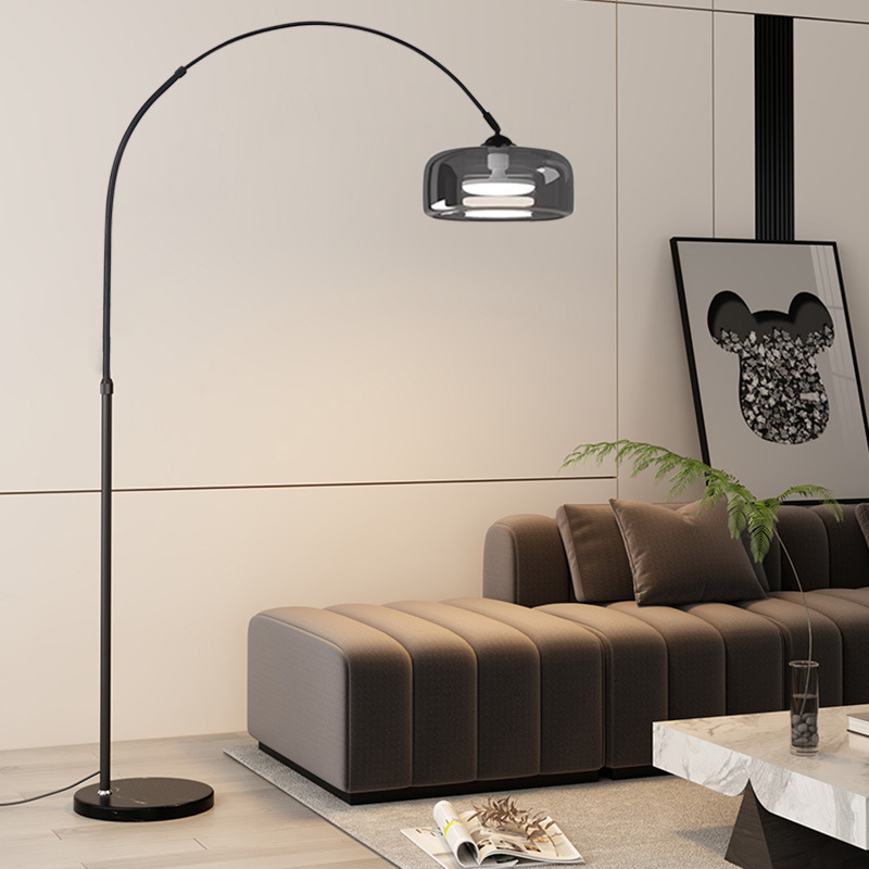 Fishing Lamp, luksuzna talijanska minimalistička podna lampa za dnevni boravak i spavaću sobu, umjetnički dekor, lampica za čitanje