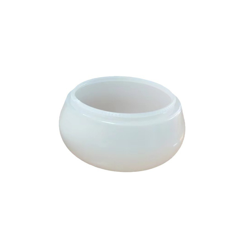 LED abažur s difuzorom mjehurićem, mliječnobijela, PC/akril, ravna glava, dimenzije 65/75 mm (R65/R75)