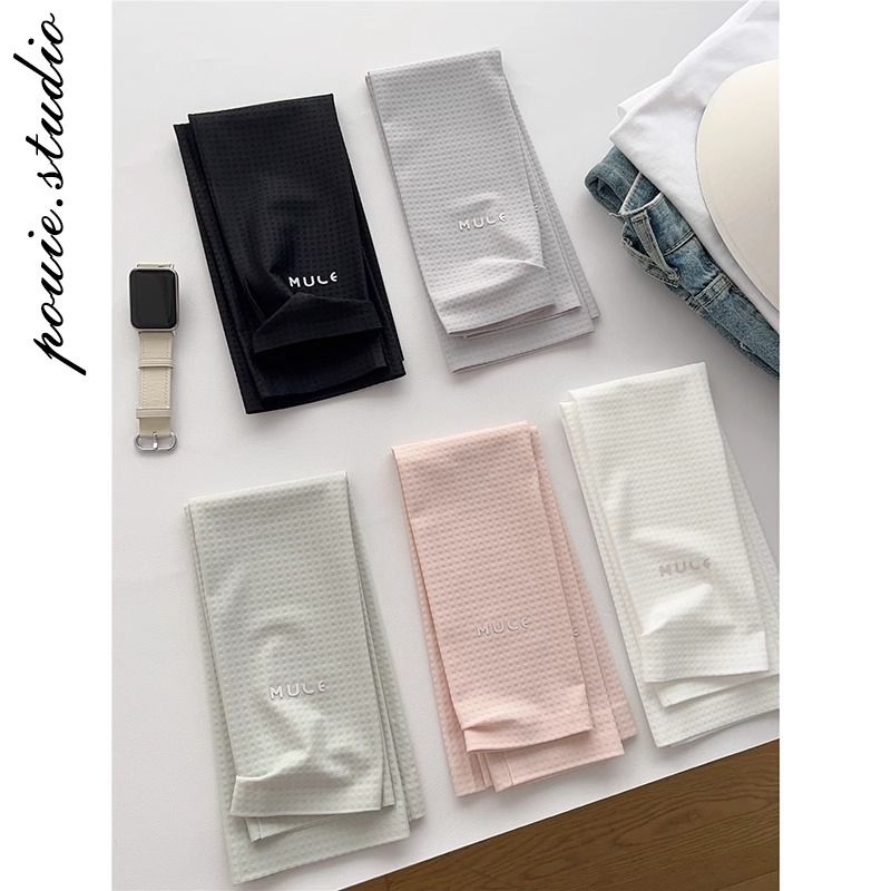 Unisex rukave za zaštitu od sunca Ice Silk – uzorak slova, prozračne UV zaštite, za ljeto, biciklizam i vožnju