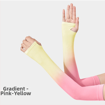 Ljetne rukave za biciklizam od ice silk s UV zaštitom – kratke, vanjske