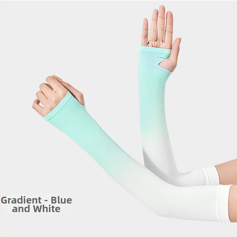 Ljetne rukave za biciklizam od ice silk s UV zaštitom – kratke, vanjske