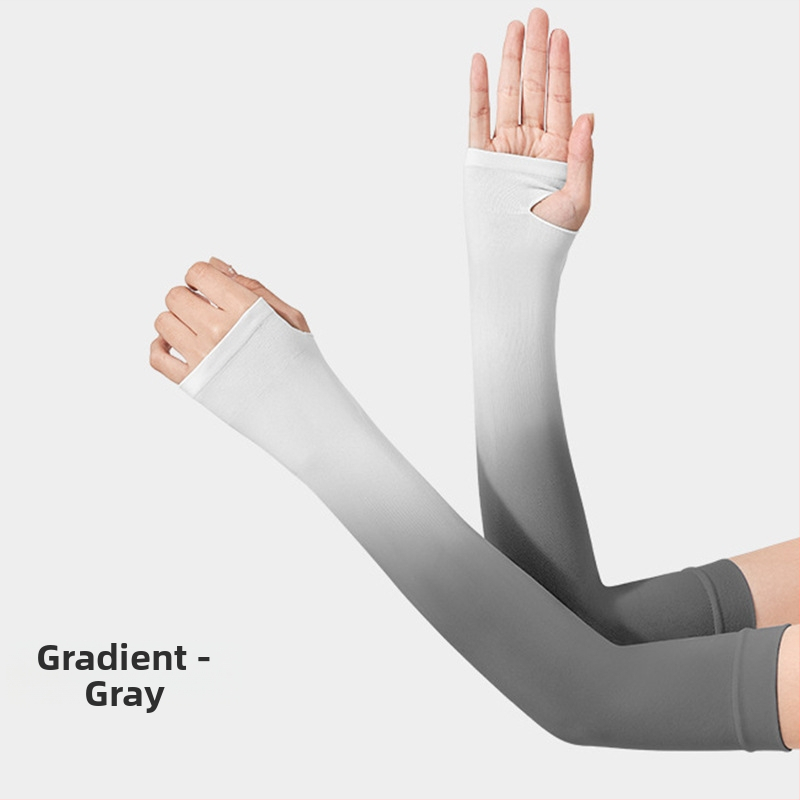 Ljetne rukave za biciklizam od ice silk s UV zaštitom – kratke, vanjske