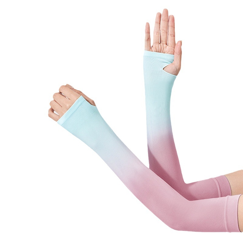 Ljetne rukave za biciklizam od ice silk s UV zaštitom – kratke, vanjske