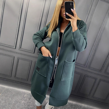Opuštena pletena haljina s kapuljačom za jesen-zimu, plus veličina, flis unutrašnjost, svakodnevni streetwear, ženski