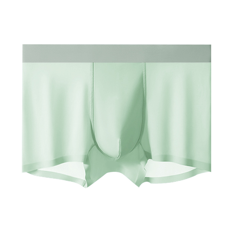 Muške boxerice od Ice Silk, antibakterijske, ultratanke, prozračne, srednji pojas, jednobojne, pletene 120S