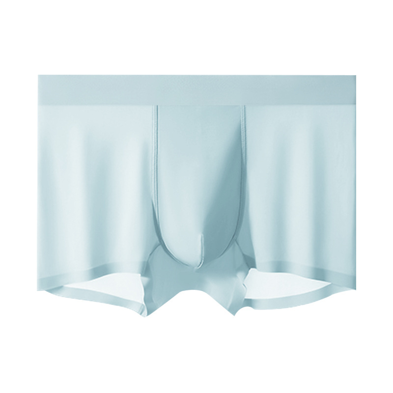 Muške boxerice od Ice Silk, antibakterijske, ultratanke, prozračne, srednji pojas, jednobojne, pletene 120S