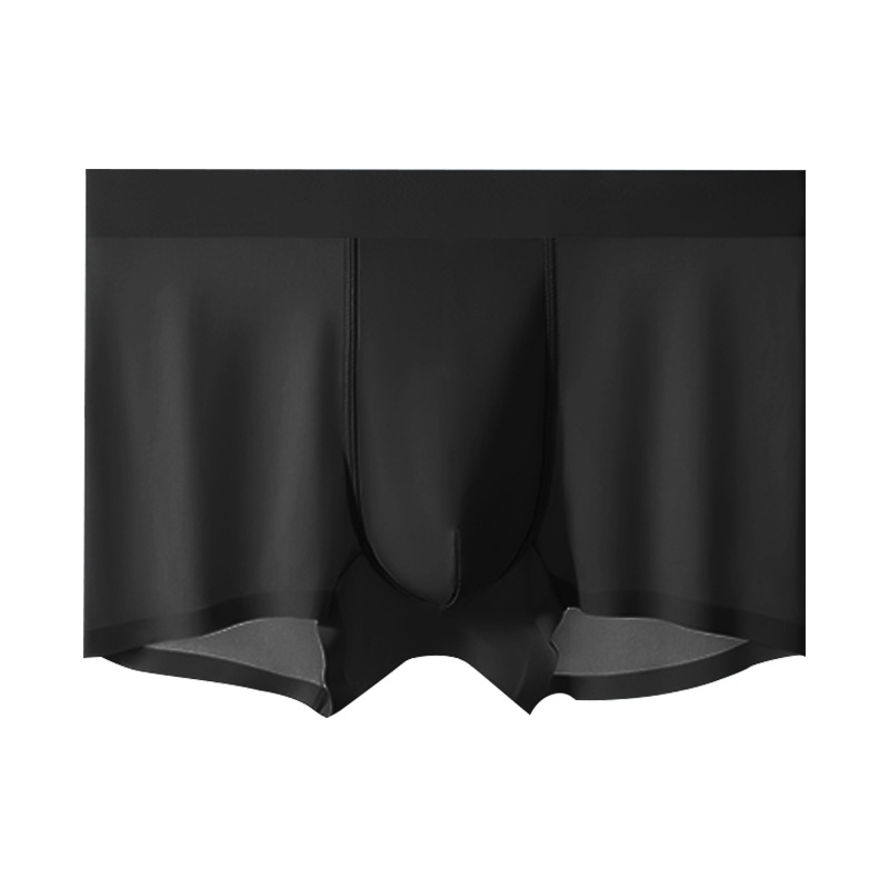 Muške boxerice od Ice Silk, antibakterijske, ultratanke, prozračne, srednji pojas, jednobojne, pletene 120S