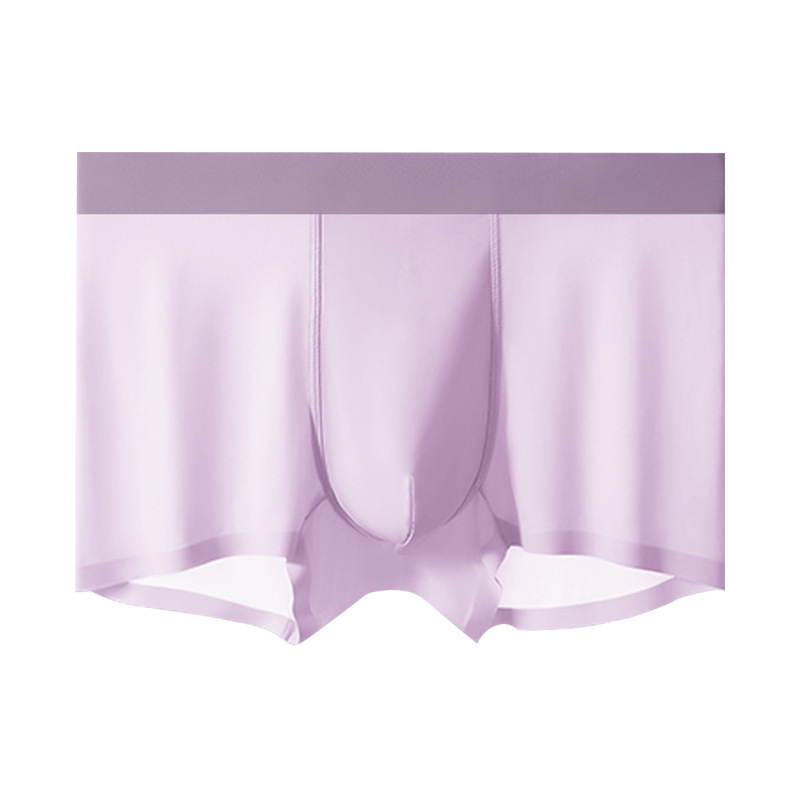 Muške boxerice od Ice Silk, antibakterijske, ultratanke, prozračne, srednji pojas, jednobojne, pletene 120S