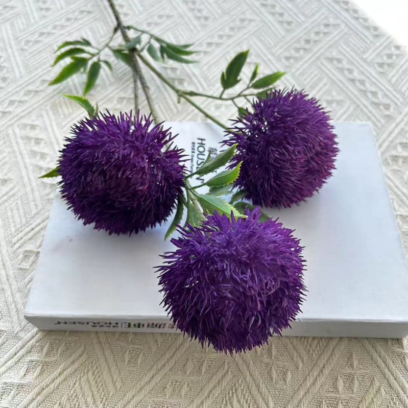 3 borova čunja, Colorful Dandelion vjenčane dekoracije, moderni zidni pozadina, kućna dekoracija, umjetni cvjetovi, vjenčane dekoracije