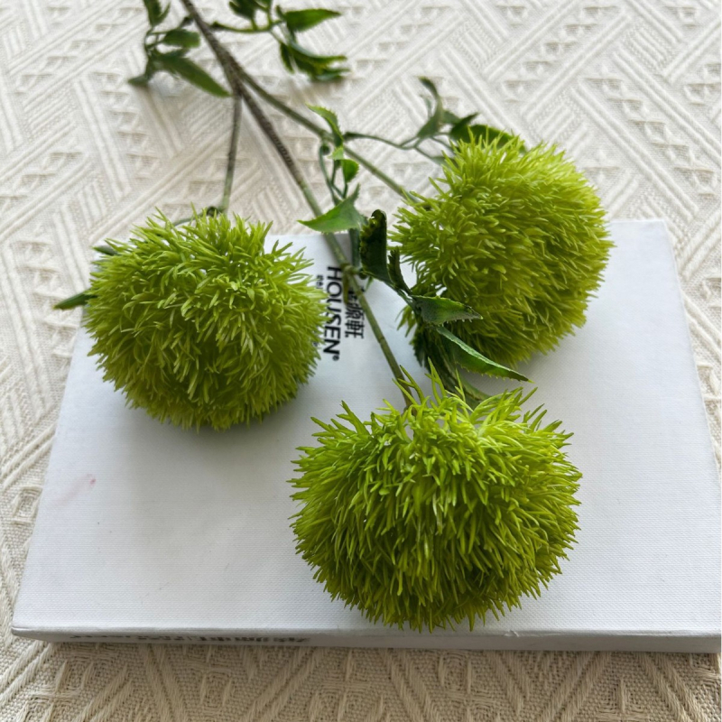 3 borova čunja, Colorful Dandelion vjenčane dekoracije, moderni zidni pozadina, kućna dekoracija, umjetni cvjetovi, vjenčane dekoracije