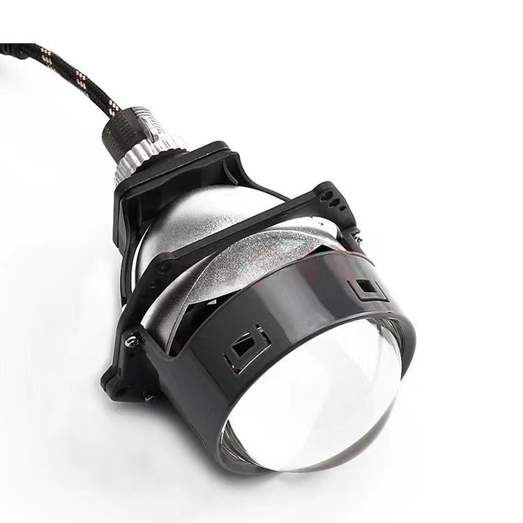 Far LED cu lentilă bifocală de 3 inch, modificare universală, compatibil cu H4/H7, 9005/9006 lumini înalte și joase