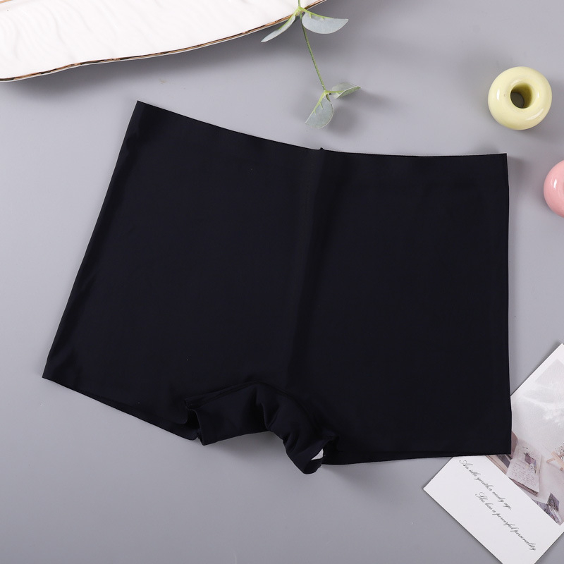 Дамски боксерки със средна талия и стягане на корема, дишаща Ice Silk материя, безпрозрачни