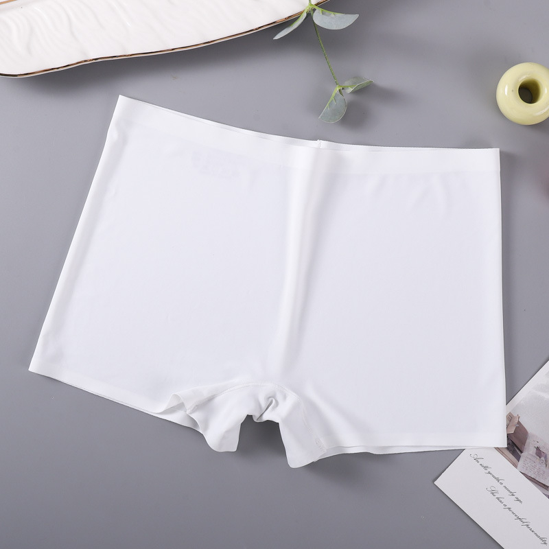 Дамски боксерки със средна талия и стягане на корема, дишаща Ice Silk материя, безпрозрачни