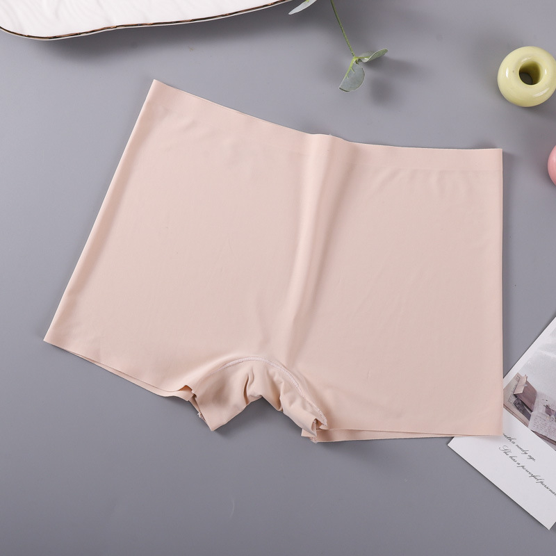 Дамски боксерки със средна талия и стягане на корема, дишаща Ice Silk материя, безпрозрачни