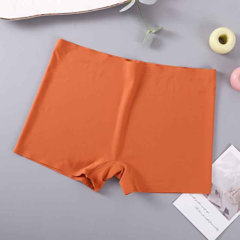 Дамски боксерки със средна талия и стягане на корема, дишаща Ice Silk материя, безпрозрачни