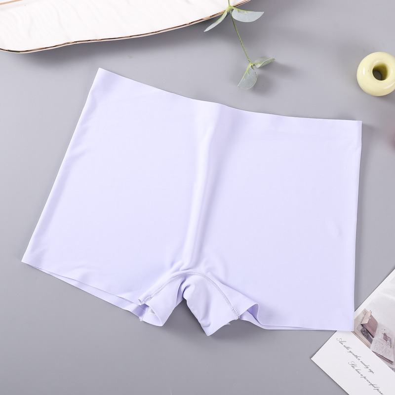 Дамски боксерки със средна талия и стягане на корема, дишаща Ice Silk материя, безпрозрачни