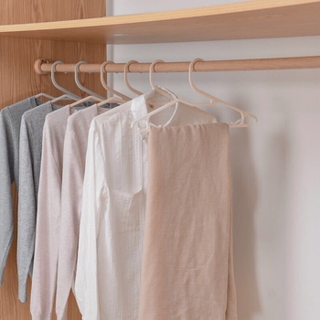 Japanski stil minimalistička plastična vješalica za odjeću za sušenje i skladištenje u ormaru, višefunkcionalna stalak za balkon.
