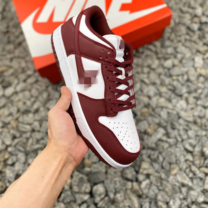 Pantofi sport unisex din piele, Panda model, talpă joasă, parte superioară din piele naturală, talpă din cauciuc