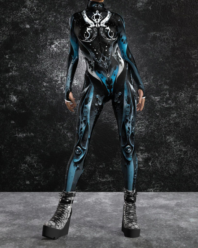 Halloween 2024 cosplay kombinezon za odrasle s 3D digitalnim otiskom