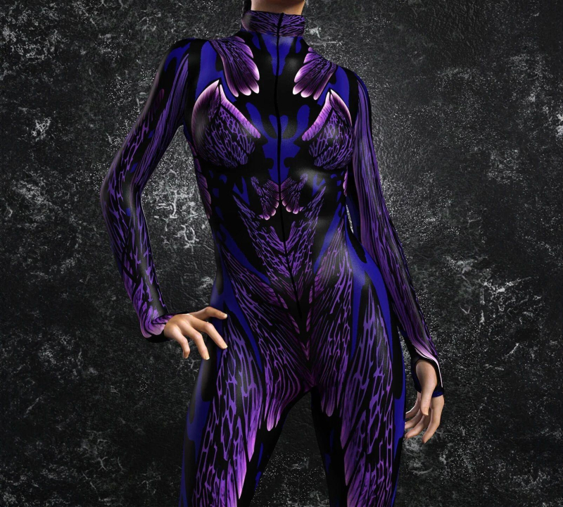 Halloween 2024 cosplay kombinezon za odrasle s 3D digitalnim otiskom