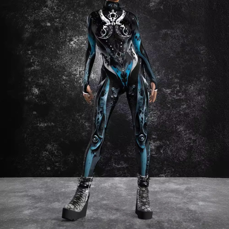 Halloween 2024 cosplay kombinezon za odrasle s 3D digitalnim otiskom