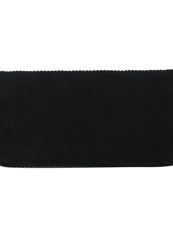 Ženski novčanik–clutch od kordure s prugama, srednje duljine, večernja torbica s džepom za telefon