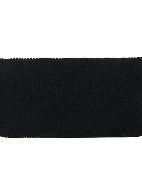 Ženski novčanik–clutch od kordure s prugama, srednje duljine, večernja torbica s džepom za telefon