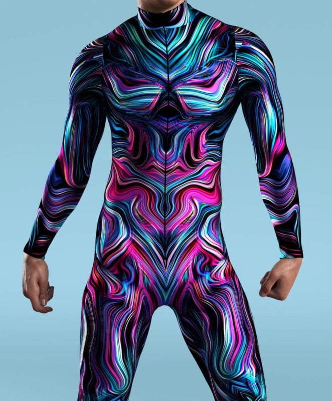 Halloween 2023: cosplay bodi za odrasle s 3D digitalnim printom — jednodijelni kostim