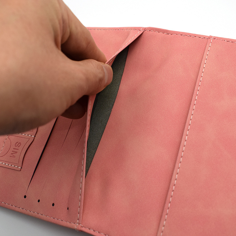 PU kožni držač za putovnicu s RFID zaštitom, višestruki pretinci za kartice, organizator putnih karata i dokumenata — premium torba za dokumente