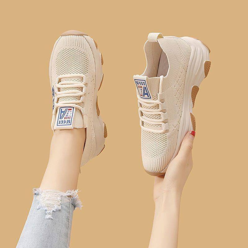 Ženske mrežaste casual balerinke za svakodnevnu upotrebu, lagane, prozračne, protuklizne, s vezicama ili slip-on