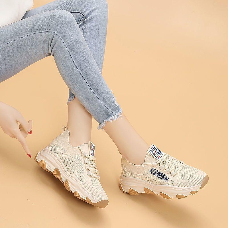 Ženske mrežaste casual balerinke za svakodnevnu upotrebu, lagane, prozračne, protuklizne, s vezicama ili slip-on