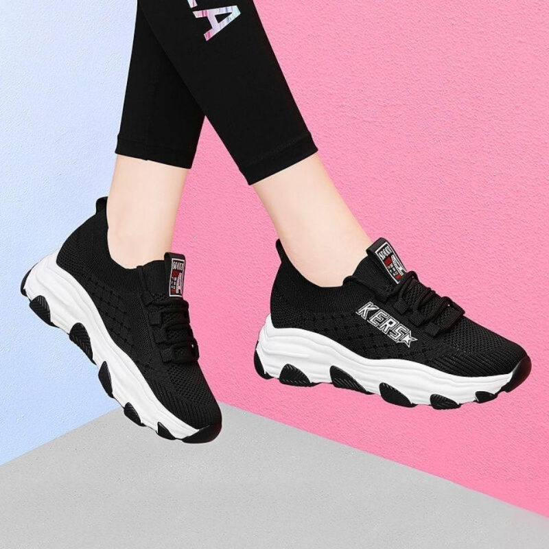 Ženske mrežaste casual balerinke za svakodnevnu upotrebu, lagane, prozračne, protuklizne, s vezicama ili slip-on