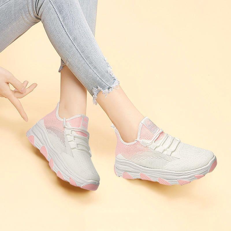 Ženske mrežaste casual balerinke za svakodnevnu upotrebu, lagane, prozračne, protuklizne, s vezicama ili slip-on