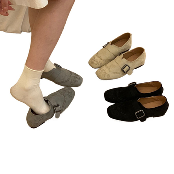Női bőrlapos loaferok beépített magasság-növelővel, retro brit stílus, 2026-os új modell, mindennapi kényelem