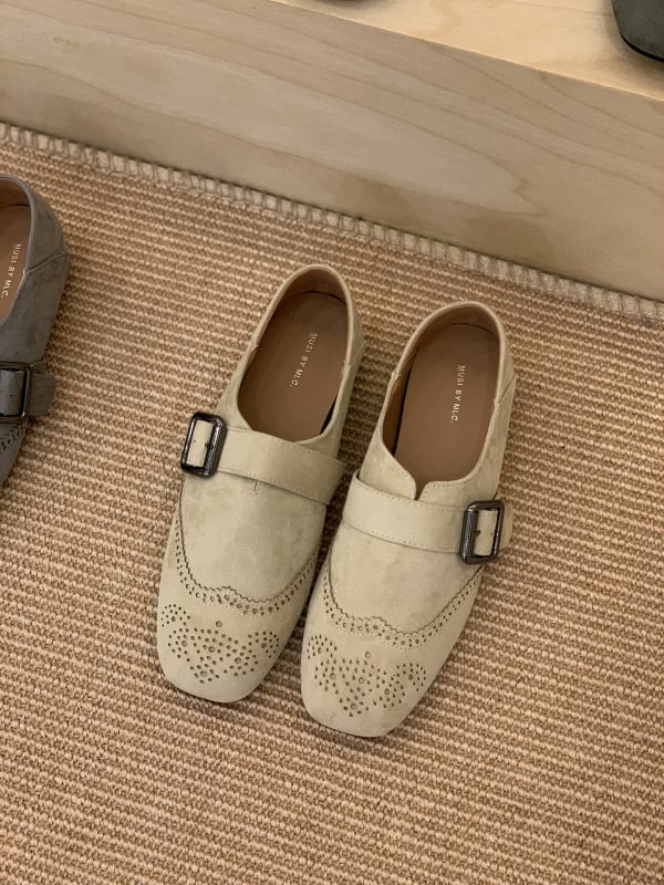 Női bőrlapos loaferok beépített magasság-növelővel, retro brit stílus, 2026-os új modell, mindennapi kényelem