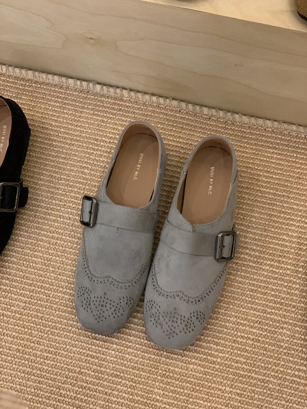 Női bőrlapos loaferok beépített magasság-növelővel, retro brit stílus, 2026-os új modell, mindennapi kényelem