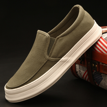 Baoda 8083 Muške slip-on tenisice od platna, prozračne, sa debelim potplatom (Proljeće/Ljeto)