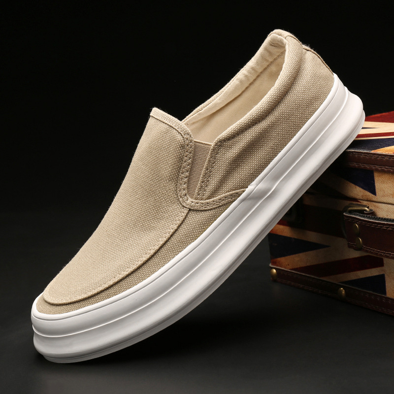 Baoda 8083 Muške slip-on tenisice od platna, prozračne, sa debelim potplatom (Proljeće/Ljeto)