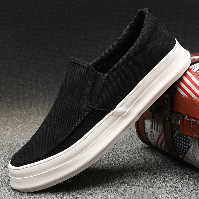 Baoda 8083 Muške slip-on tenisice od platna, prozračne, sa debelim potplatom (Proljeće/Ljeto)