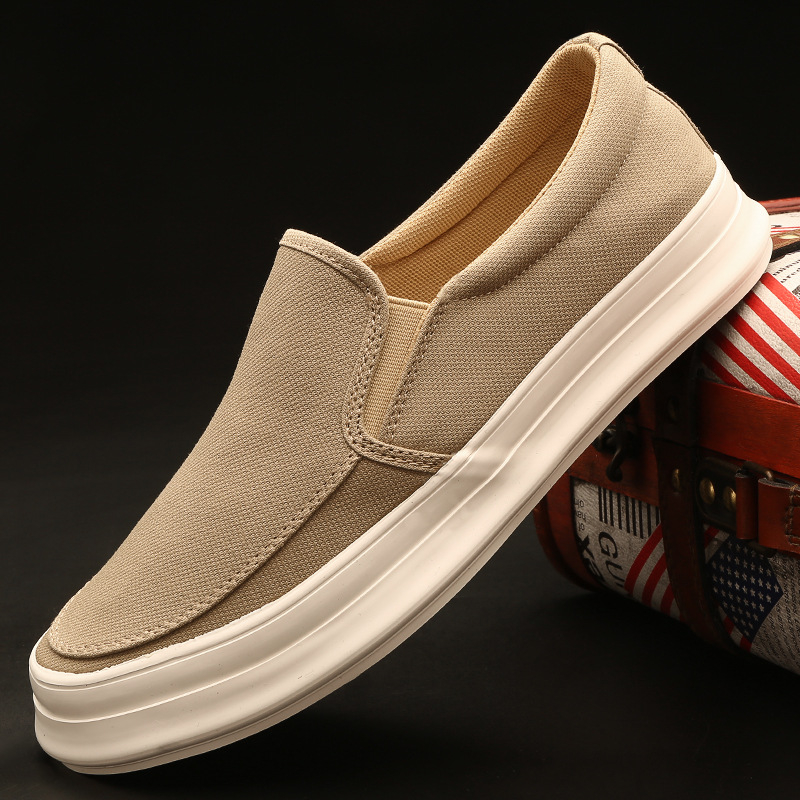 Baoda 8083 Muške slip-on tenisice od platna, prozračne, sa debelim potplatom (Proljeće/Ljeto)