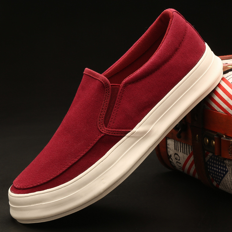 Baoda 8083 Muške slip-on tenisice od platna, prozračne, sa debelim potplatom (Proljeće/Ljeto)
