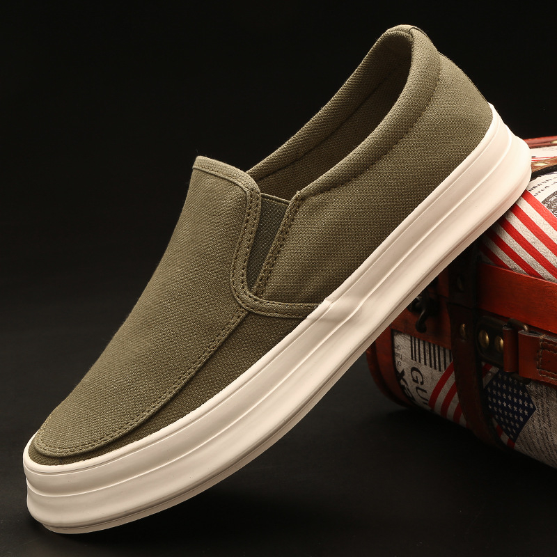 Baoda 8083 Muške slip-on tenisice od platna, prozračne, sa debelim potplatom (Proljeće/Ljeto)